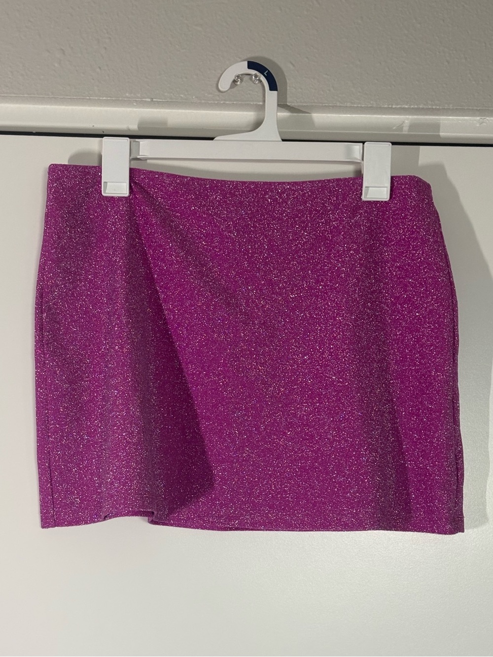 PINK Fuchsia Purple Pink Sparkle Swimskirt Swimsuit coverup NWOT